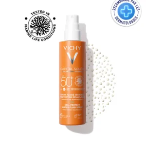 VICHY CAPITAL SOLEIL SPRAY FLUIDE INVISIBLE PROTECTION CELLULAIRE SPF50+ 200ML – Image 1