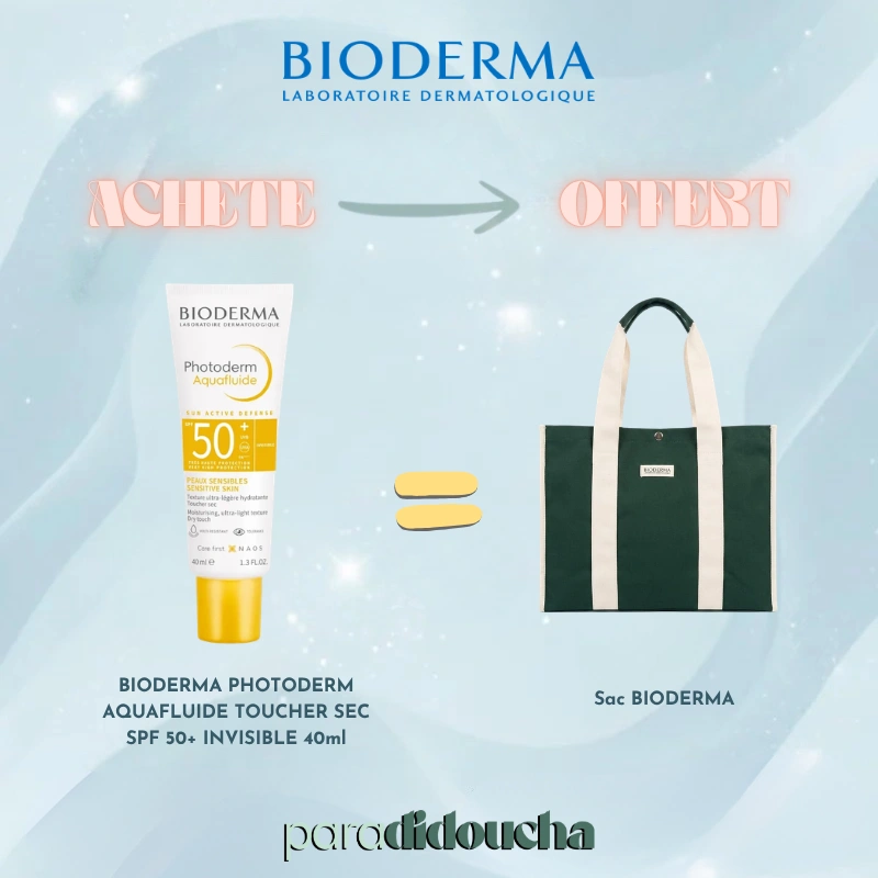 BIODERMA PHOTODERM AQUAFLUIDE TOUCHER SEC SPF 50+ INVISIBLE