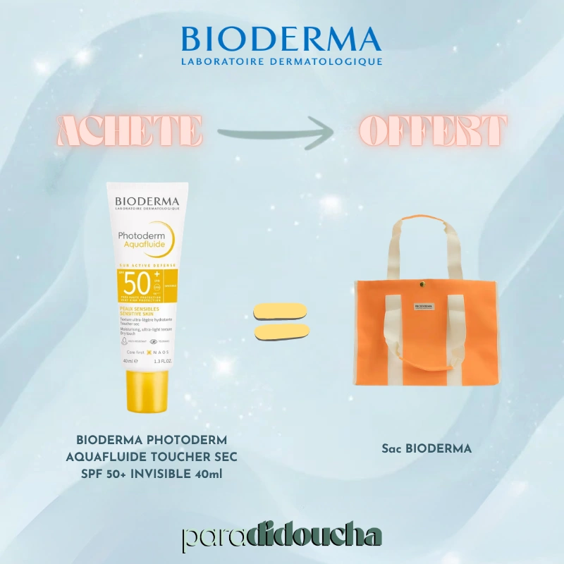 BIODERMA PHOTODERM AQUAFLUIDE TOUCHER SEC SPF 50+ INVISIBLE