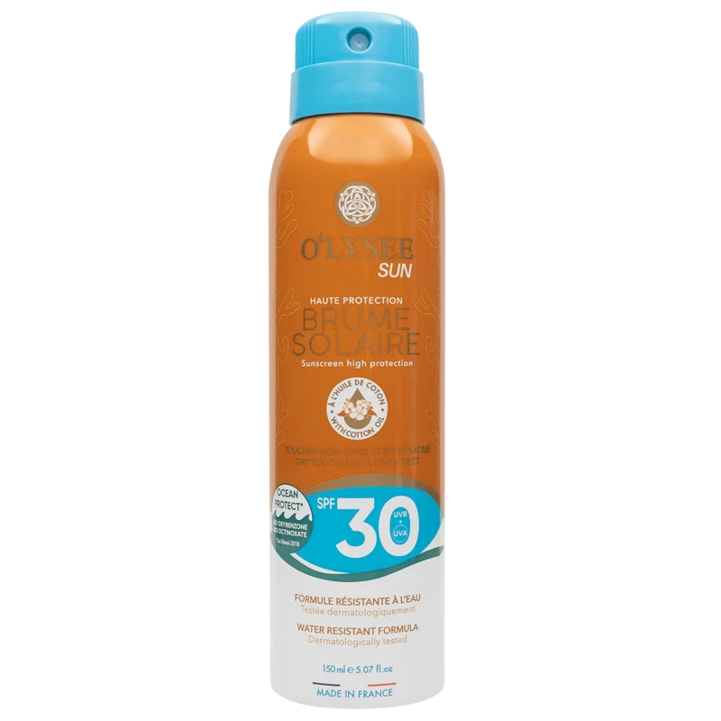 Olysee-Brume-Solaire-SPF30-Parapharmacie-Maroc O'lysee Brume Solaire Haute Protection SPF30+150ml Parapharmacie Maroc