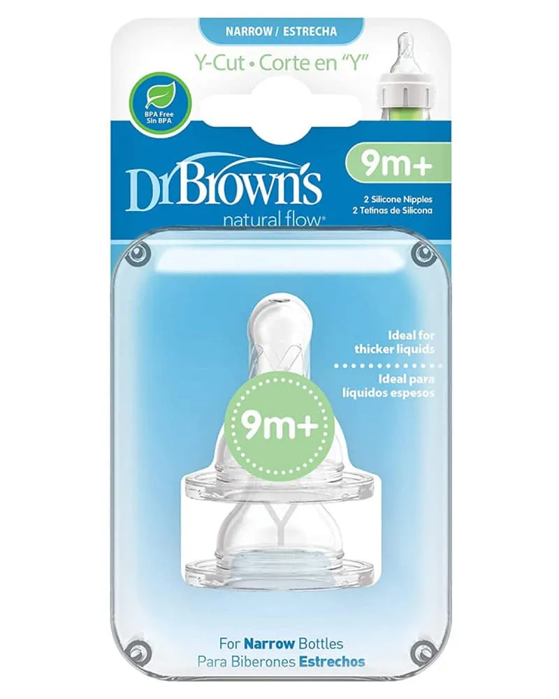Dr Brown's 2 Tétines Col étroit L4 9m+ 312-INTL Prix Maroc