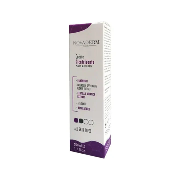 Novaderm Crème Cicatrisante 50ml Parapharmacie Maroc
