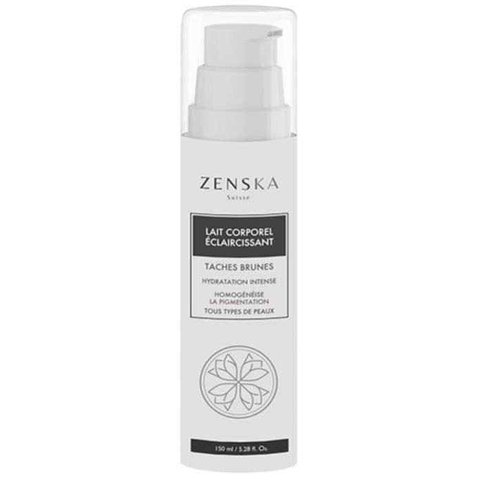 ZENSKA Lait Corporel Éclaircissant 150ml Parapharmacie Maroc