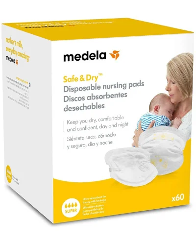 Medela Coussinets D’allaitement Pack de 60 Pièces