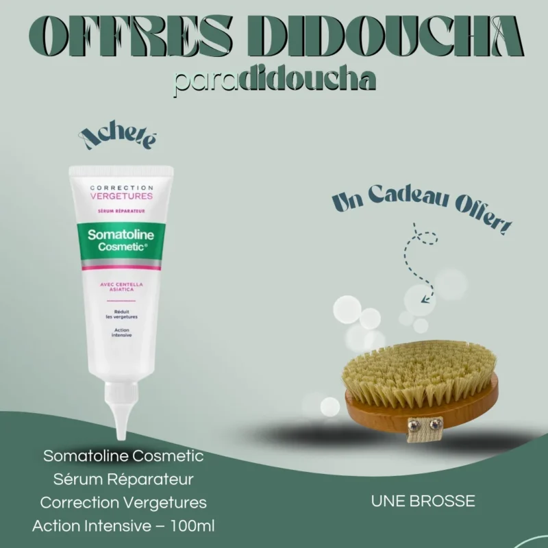 Somatoline Cosmetic Sérum Réparateur Correction Vergetures Action Intensive – 100ml+ Cadeau Offert