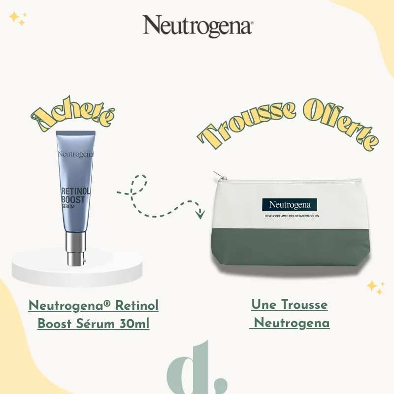 Neutrogena® Retinol Boost Sérum 30ml + Trousse Offerte