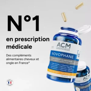 ACM Novophane Complément Alimentaire Cheveux et Ongles - 180 Gélules – Image 2