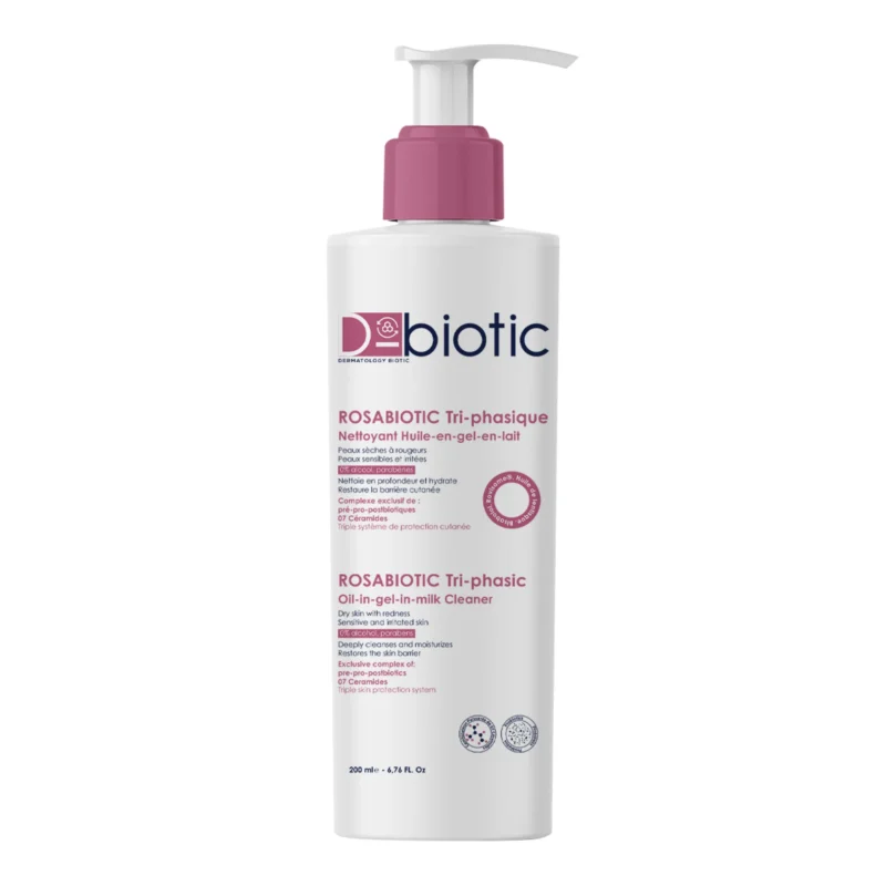 D-BIOTIC ROSABIOTIC Tri-Phasique Gel Nettoyant