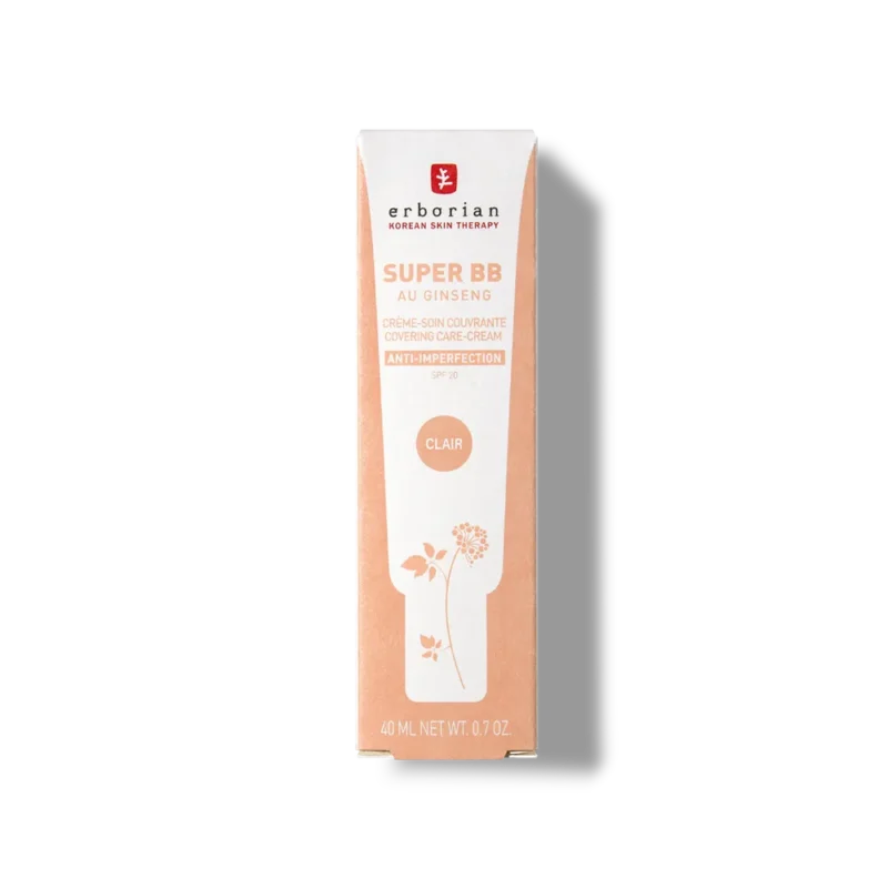 Erborian Super BB - BB Crème Couvrante Anti-imperfections Teinte Claire | 40ml