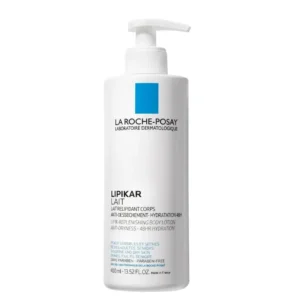 La Roche-Posay Lipikar Lait Rélipdant Anti-Dessèchement Peau Sèche et Sensible 400ml+ Gel Effaclar 50ml Offert