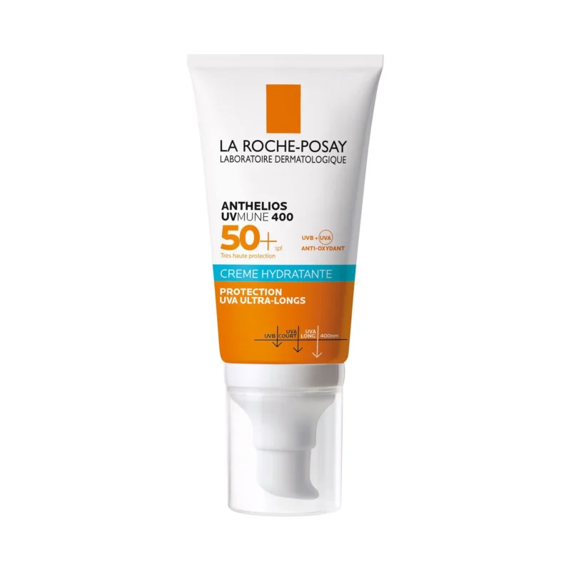 La Roche-Posay Anthelios UVMUNE 400 Crème Solaire | Peau Sensible Normales à Sèches | SPF50+ - 50ml
