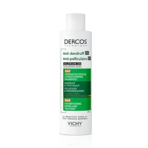 DERCOS Shampooing 2 en 1 Anti-Pelliculaire DS et Démêlant 200ml