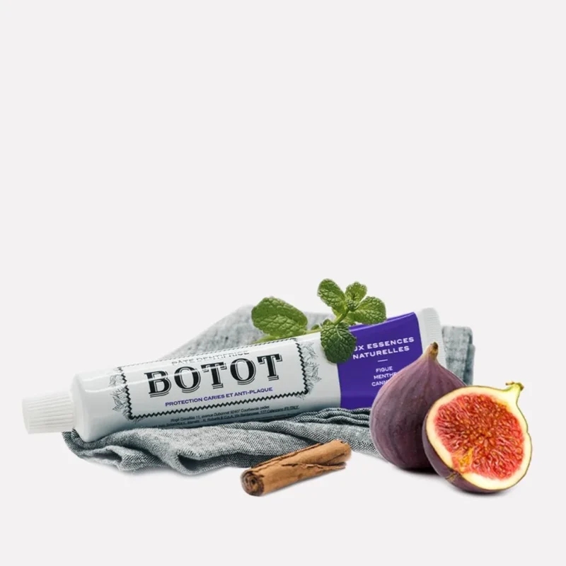 Botot Dentifrice Protection Carries & Anti-Plaque Figue, Menthe & Canelle – 75ml Botot Dentifrice Protection Carries & Anti-Plaque Figue, Menthe & Canelle – 75ml