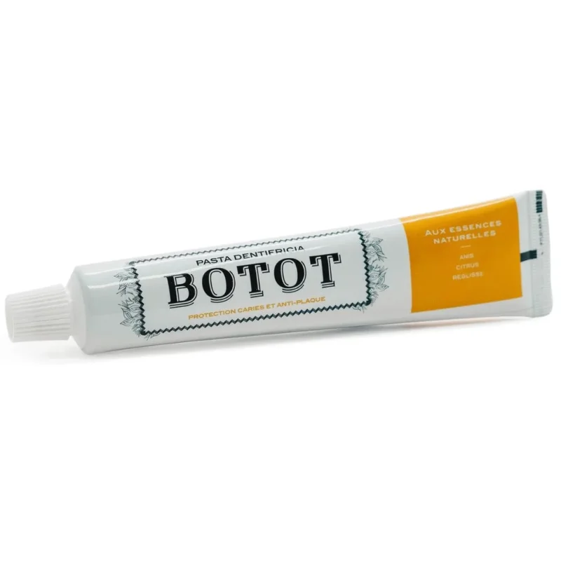BOTOT DENTIFRICE JAUNE ANIS CITRUS REGLISE 75ML