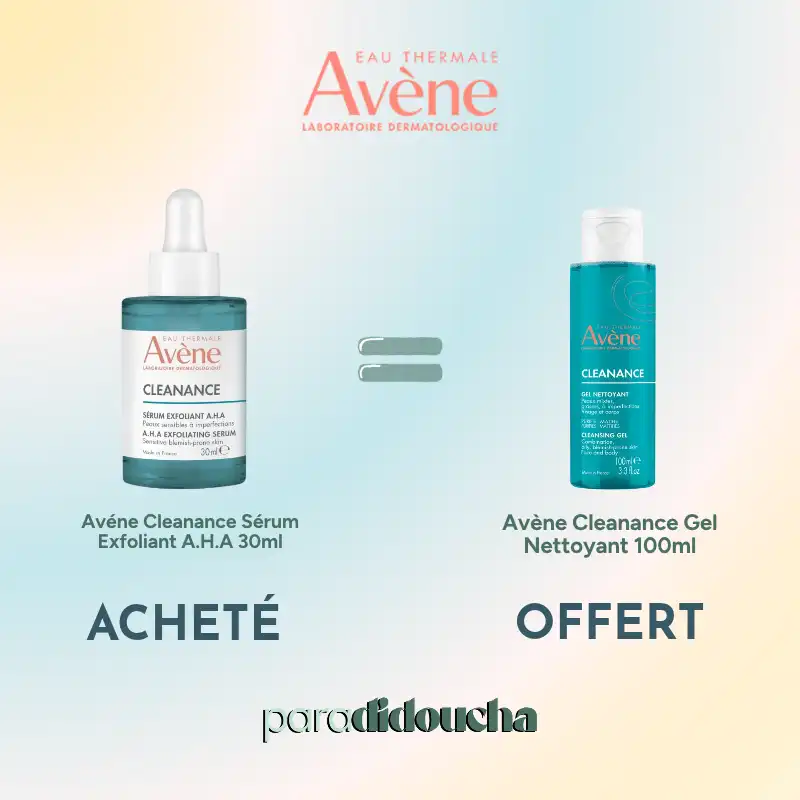 Sérum Exfoliant Anti-Imperfections Avène Cleanance A.H.A aux acides naturels pour peaux sensibles