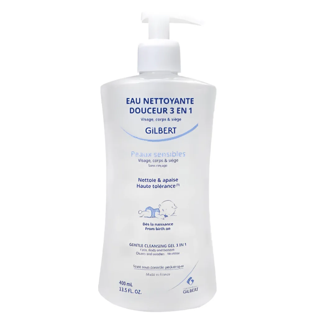 Gilbert Eau Nettoyante Douceur 3en1 – 400ml