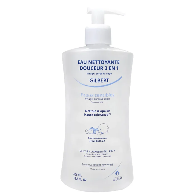 Gilbert Eau Nettoyante Douceur 3en1 – 400ml Gilbert Eau Nettoyante Douceur 3en1 – 400ml