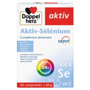 Doppel Herz Aktiv Sélénium Depot Complese d’Antioxydant – 30 Comprimés