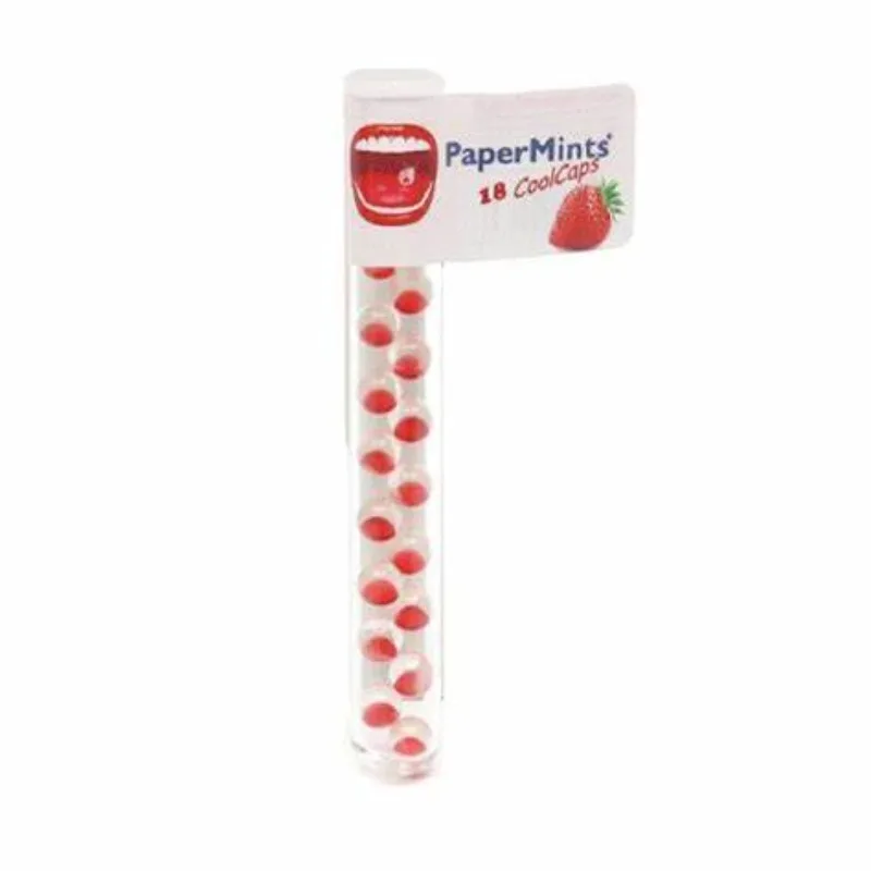 PaperMints CoolCaps Fraise - 18 capsules