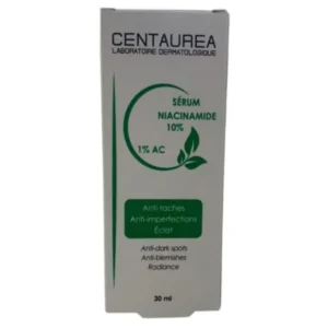 Centaurea Sérum Niacinamide 10% 1% AC Anti-Taches, Anti-Imperfections et Eclat – 30ml