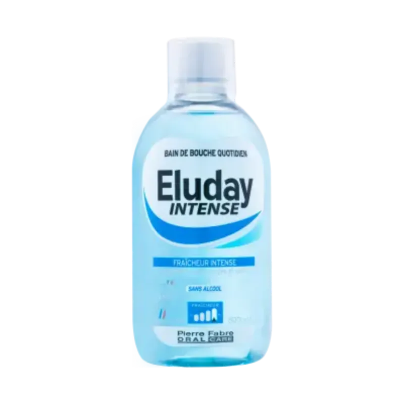 Eluday Intense - bain de bouche quotidien Fraîcheur Intense 500 ml