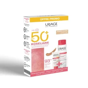 URIAGE OFFRE ROSELIANE CC CREME SPF 50 + TEINTE CLAIRE 50 ML + DERMO NETTOYANT 250 ML OFFERT