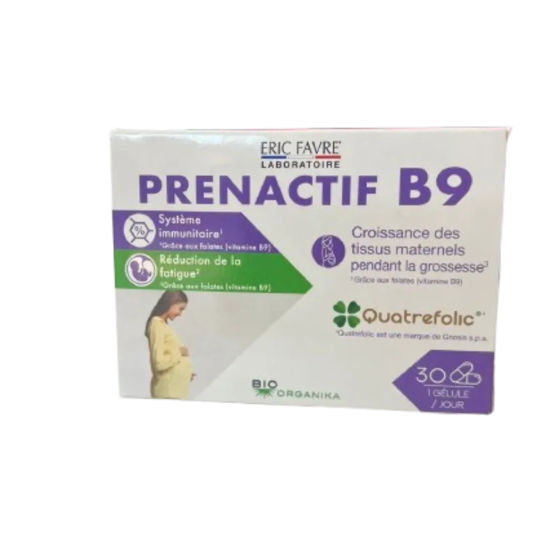 Eric Favre PrenActif B9 – Complément Révolutionnaire pour la Fertilité et la Grossesse
