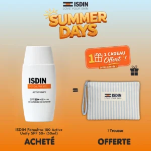 isdin foto ultra 100 active unify dépigmentant invisible spf 50+ 50ml