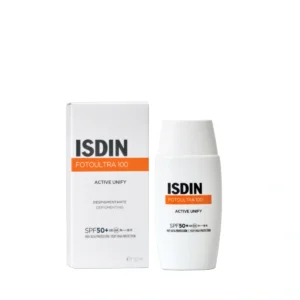 isdin foto ultra 100 active unify dépigmentant invisible spf 50+ 50ml