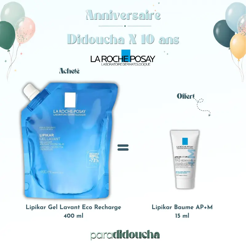 Lipikar Gel Lavant Eco Recharge 400 ml