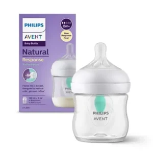 Avent Natural Response Biberon 0M+ avec valve AirFree SCY670/01 -125ml – Image 2
