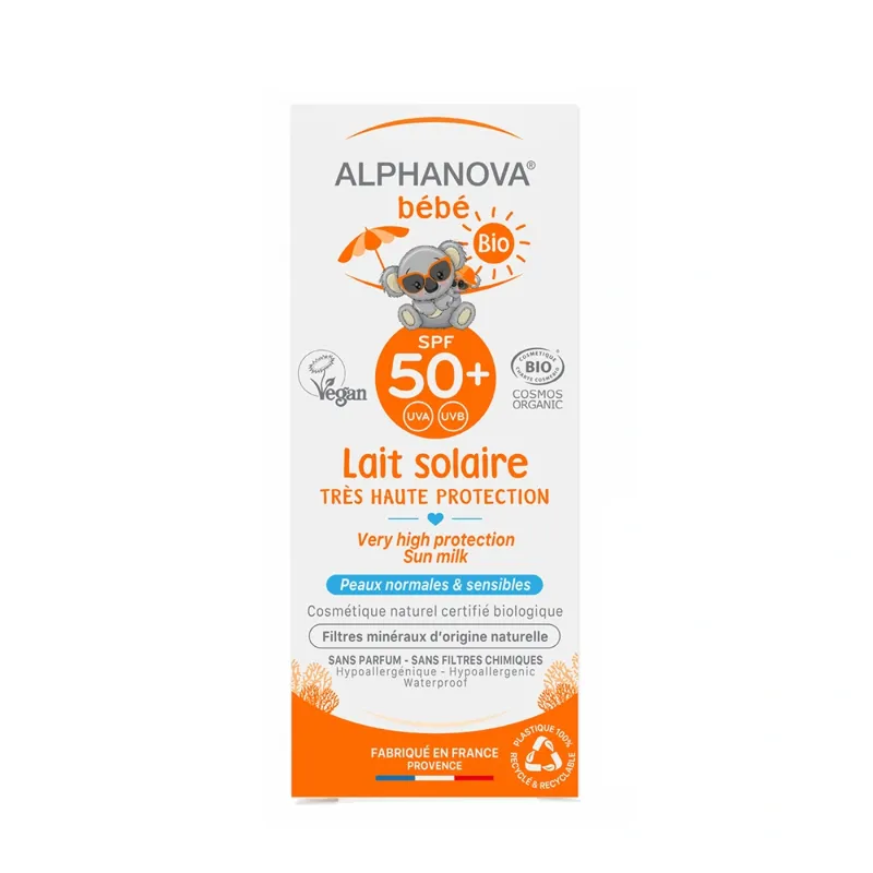 Alphanova Sun Crème Solaire Bébé Bio SPF 50+