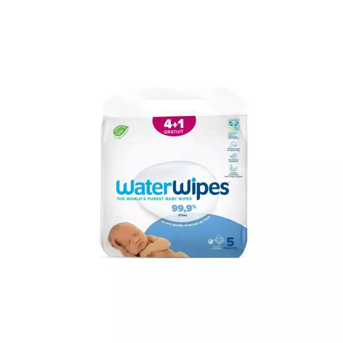 WaterWipes Lingettes Value Pack 5