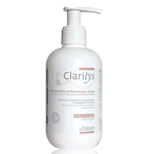 clarilys soin émollient éclaircissant lysaskin 200ml