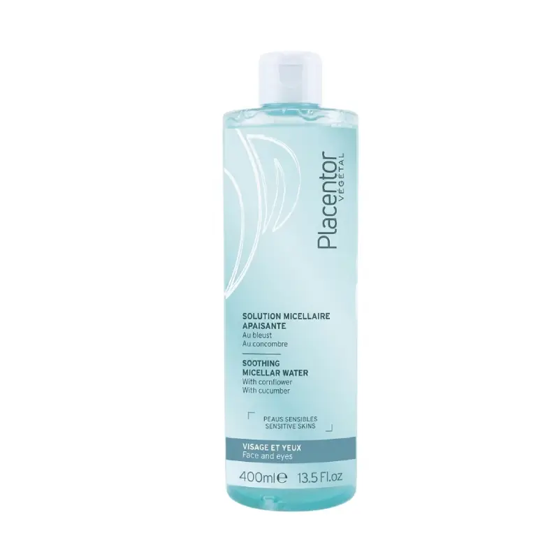 placentor solution micellaire apaisante 400ml peaux sensibles