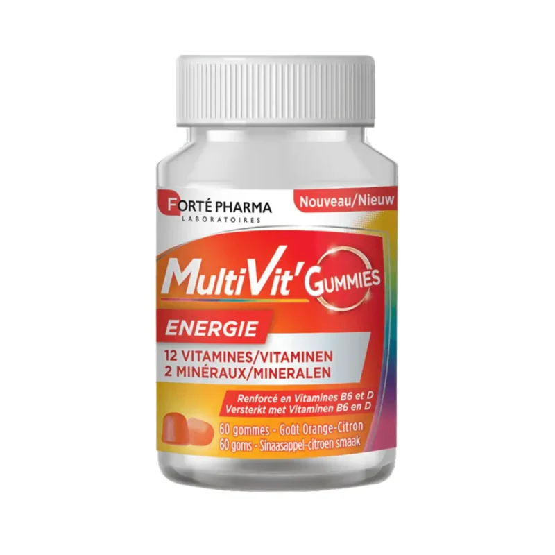 Forte Pharma MultiVit’ Gummies Énergie – 60 Gommes