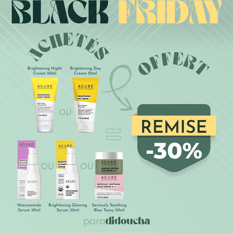 ACURE Remise Black Friday