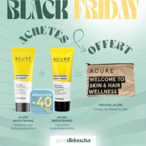 Duo Acure Brightening Day & Night Cream 50ml avec trousse cadeau offerte