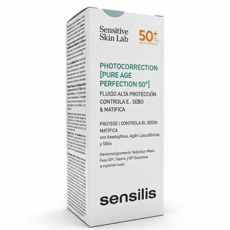 Sensilis Photocorrection Pure AGE Perfection SPF 50+ crème solaire anti-âge éclat jeunesse