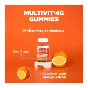Forte Pharma MultiVit’ Gummies Énergie – 60 Gommes – Image 2