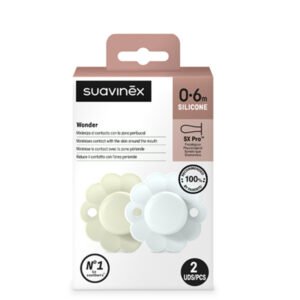 SUAVINEX Sucette 0/6 Mois Lot x2 maron paradidoucha b a