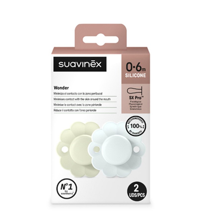 SUAVINEX Sucette 0/6 Mois Lot x2 maron paradidoucha b a