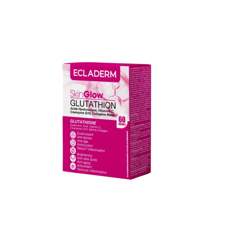 Complément Éclat du Teint Glutathion Ecladerm Skin Glow - Cure anti-taches et luminosité 60 gélules