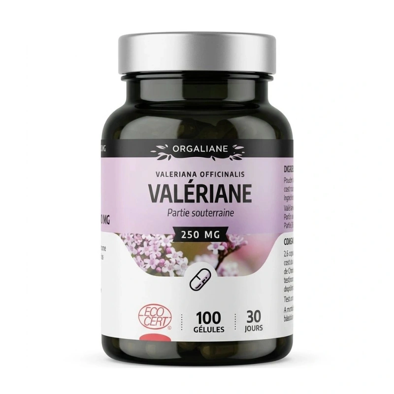 Valériane GPH Sommeil 100 gélules Bio 250 mg - Complément anti-stress pour la détente et le repos nocturne
