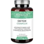 Cure Détox Foie Nutralie 90 capsules - Complexe purifiant à l'Artichaut, Radis Noir et Choline pour le métabolisme