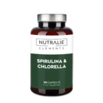 Spiruline et Chlorelle Bio Nutralie 180 capsules - Complément détox et vitalité riche en protéines et minéraux.