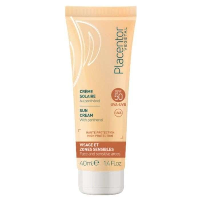 Écran Solaire Placentor Invisible SPF 50+ - Crème solaire visage anti-taches et anti-âge 40ml