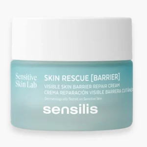 Crème Réparatrice Barrière Cutanée SENSILIS Skin Rescue 50ml - Complexe 5 Céramides et Acide Hyaluronique