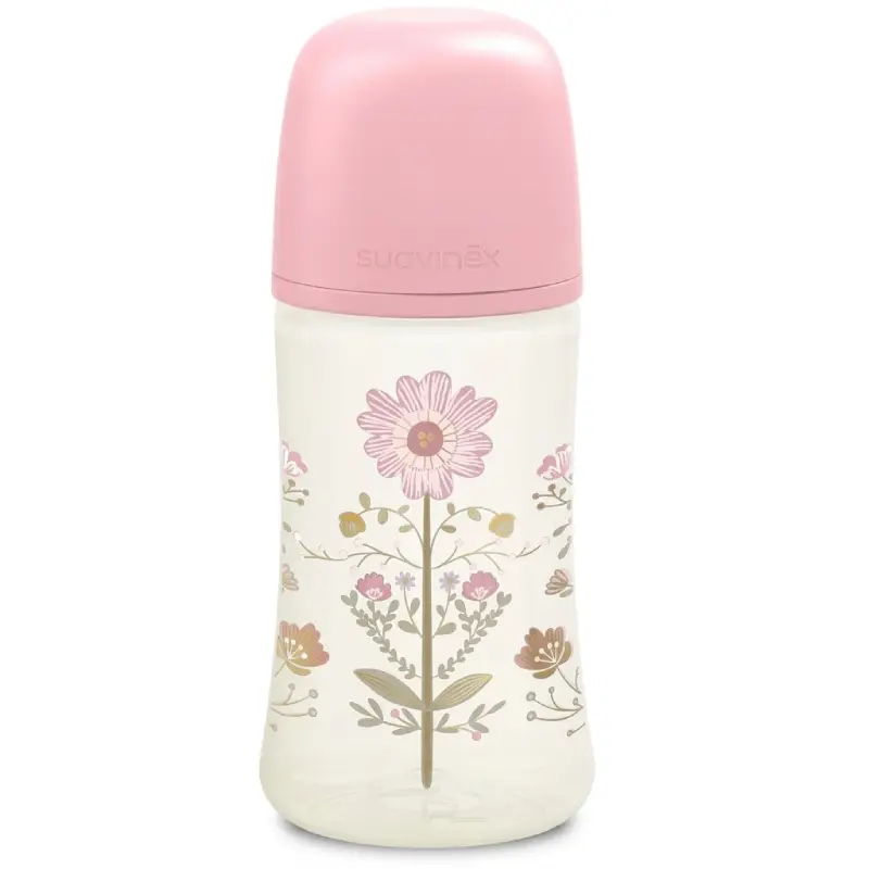 SUAVINEX Biberon Polyamide 270 ml Gold-paradidoucha rose