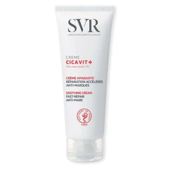 Crème Réparatrice SVR CICAVIT+ HPPI 40ml - Soin apaisant et anti-marques pour toute la famille